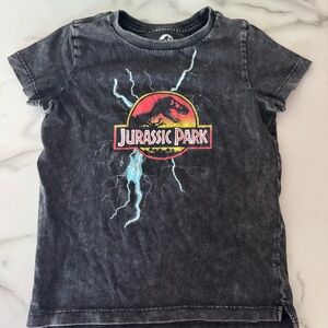 Cotton On Jurassic Park Kids T-Shirt - Black and Blue